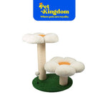 COOCKO CATTREE FLOWER POWER WHITEGREEN