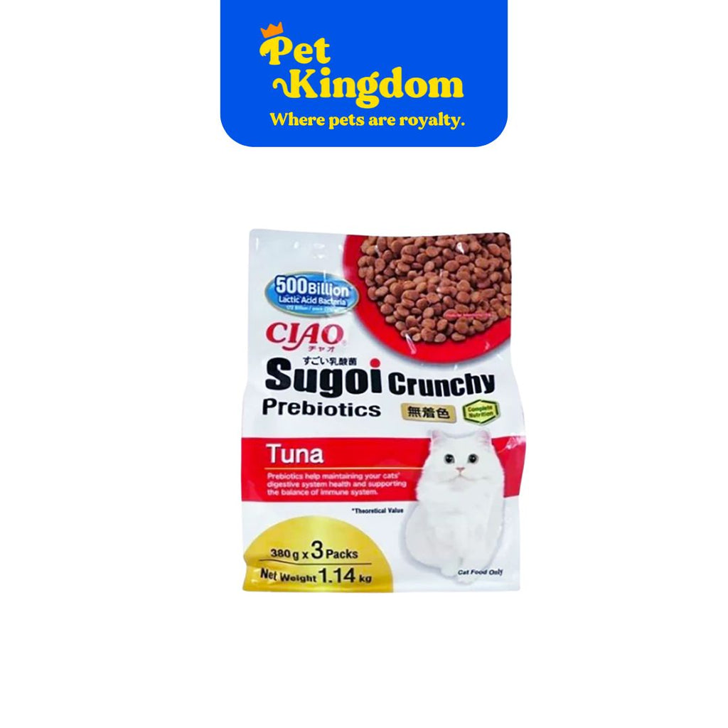 CDT251 - CIAO SUGOI CRUNCHY TUNA FLAVOR PLUS PREBIOTICS 380GX3