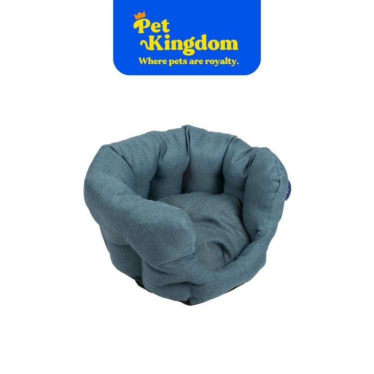 DuvoPlus Bed Oval Royal Blue