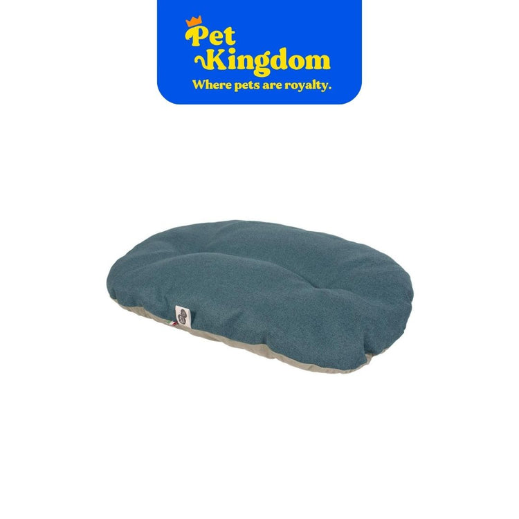 DuvoPlus Oval Cushion Sewn Royal Blue