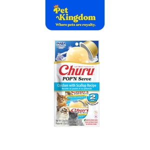 Inaba Churu Pop N Serve Chicken with Scallop Recipe 35gx2