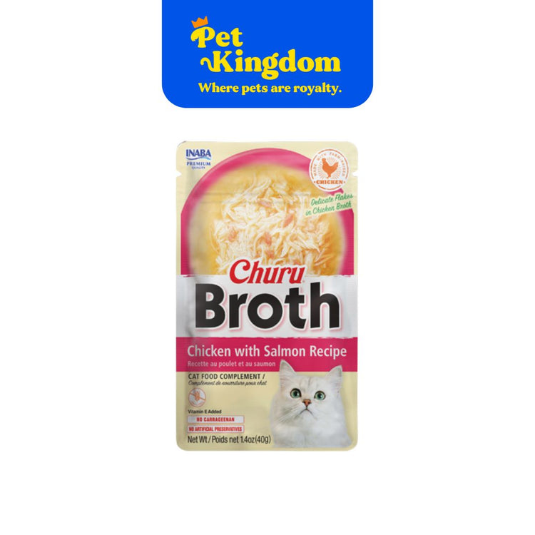 Inaba Churu Broth Chicken with Salmon Recipe 40g