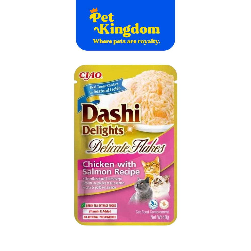 Inaba Dashi Delights Delicate Flakes Chicken with Salmon Recipe 40g