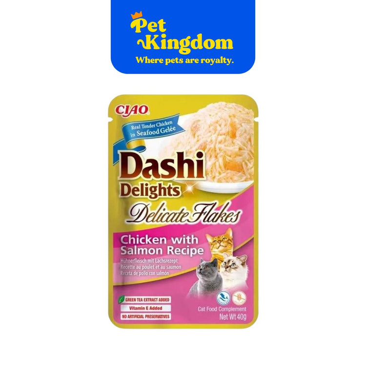 Inaba Dashi Delights Delicate Flakes Chicken with Salmon Recipe 40g