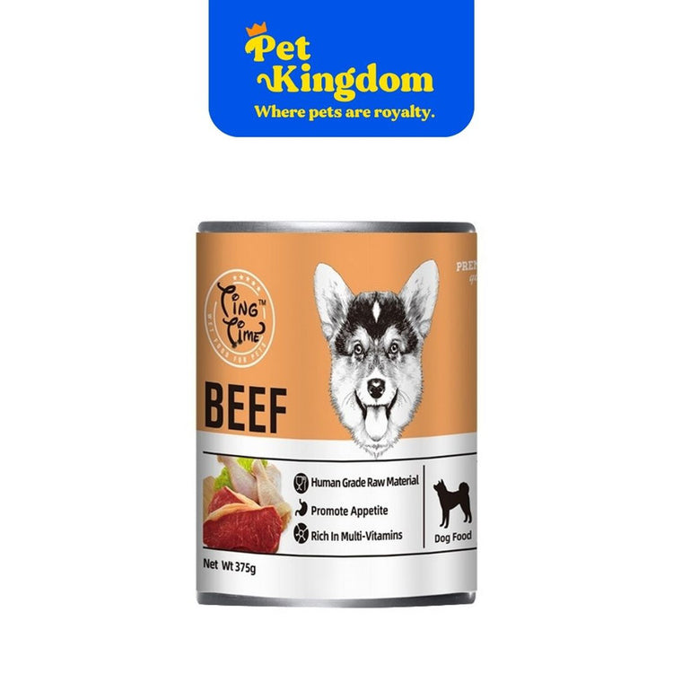Jerky Time Beef Dog Food with Real Meat 375g