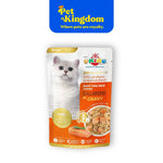 OKIKO White Tuna Meat Topping Salmon in Gravy 70g