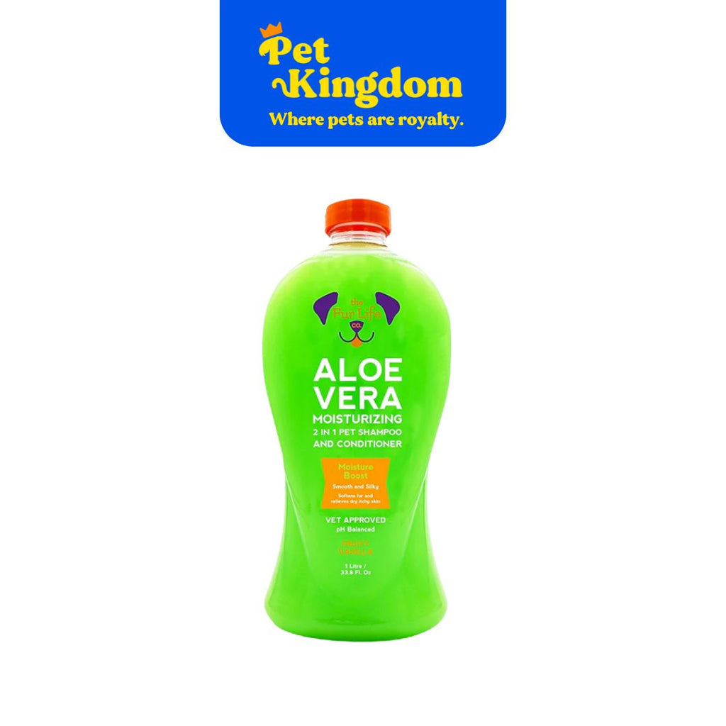 The Fur Life Aloe Vera Moisturizing 2-in-1 Pet Shampoo and Conditioner 1L