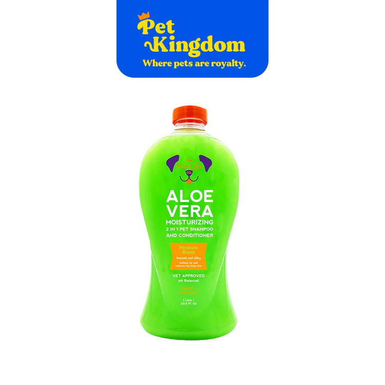 The Fur Life Aloe Vera Moisturizing 2-in-1 Pet Shampoo and Conditioner 1L