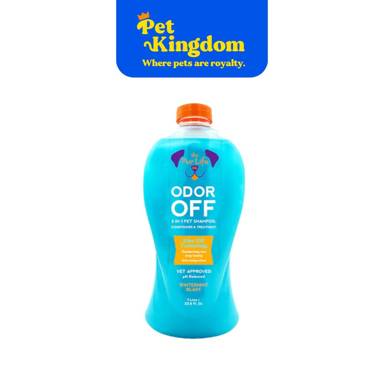 The Fur Life Odor-Off 3-in-1 Pet Shampoo, Conditioner and Treatment 1L