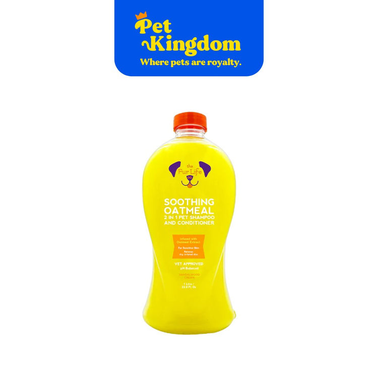 The Fur Life Soothing Oatmeal 2-in-1 Pet Shampoo and Conditioner 1L
