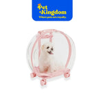 VETRESKA Bubble Pet Carrier (Pink & Transparent)