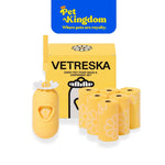 VETRESKA Daisy Pet Poop Bags & Dispenser Set(1Dispenser+1Rolls)