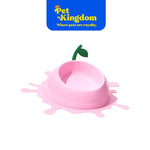 VETRESKA Juicy Peach Pet Bowl, Spoon & Mat Set