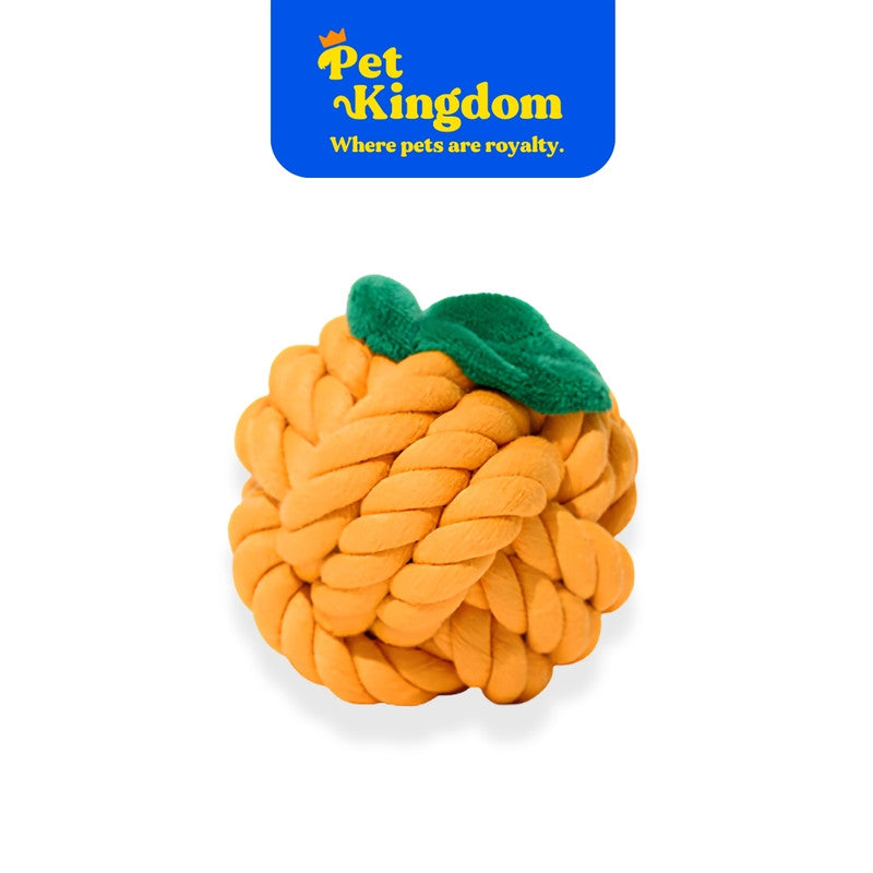 VETRESKA Tangerine Knot Rope Toy