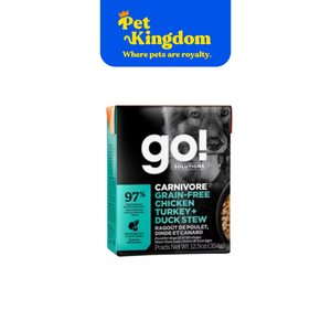 GO SOLUTIONS CARNIVORE CHICKEN, TURKEY + DUCK STEW DF 12.5OZ