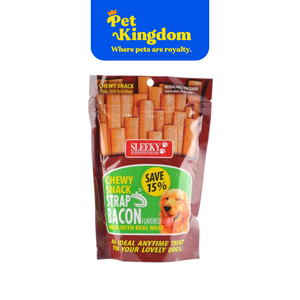 SLEEKY - CHEWY TREATS STRAP BACON (175G)