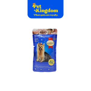 SMARTHEART POUCH ADULT - BEEF FLAVOR CHUNK IN GRAVY 130G