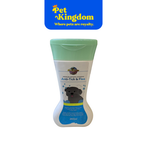 PAMPERED POOCH SHAMPOO &CONDITIONER ANTI-TICK&FLEA 260ML