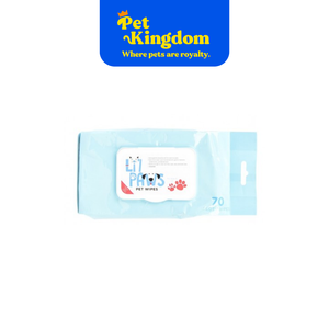 LIL PAWS PET WIPES UNSCENTED 70G S