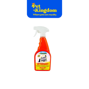 KLEEN KENEL - TUTTI FRUITY IN SPRAY BOTTLE (CLEANER, DEODORIZER, DISINFECTANT) 500 ML
