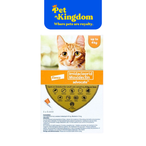ADVOCATE FOR CAT SMALL < 4KG PIPETTE