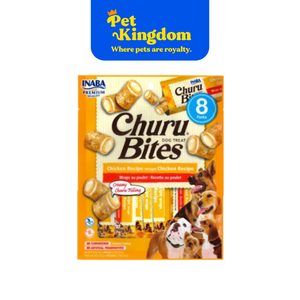 USD721 - INABA CHURU BITES FOR DOG CHICKEN RECIPE WRAPS CHICKEN RECIPE 12GX8