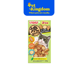 QSC123 - CIAO SOFT BITS MIX CHICKEN FILLET WITH TUNA WITH DRIED BONITO SCALLOP FLAVOR 25G