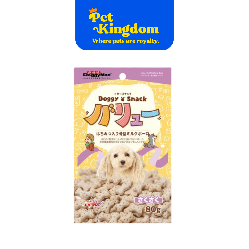 DOGGYMAN HONEY AND MILK BONE BISCUIT 80G