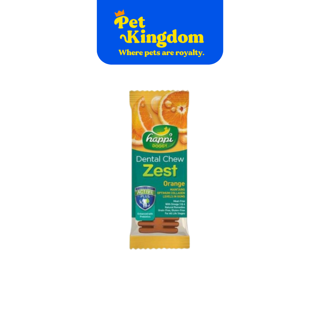 HAPPI SKIPPI DENTAL CHEW ORANGE 30G