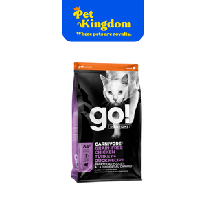 GO! SOLUTIONS CARNIVORE CHICKEN, TURKEY & DUCK CF 3LB