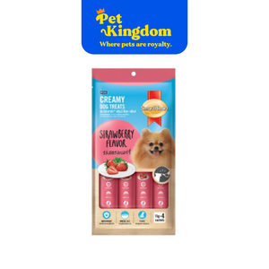 SMARTHEART DOG CREAMY TREATS STRAWBERRY 60GX24