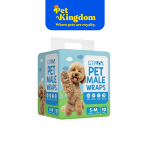 LIL PAWS MALE WRAP SMALL-MEDIUM 10S