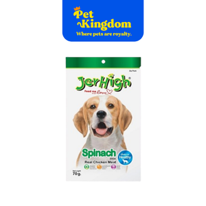 JERHIGH TREATS (SPINACH) 70G.. (12PKS/BOX)
