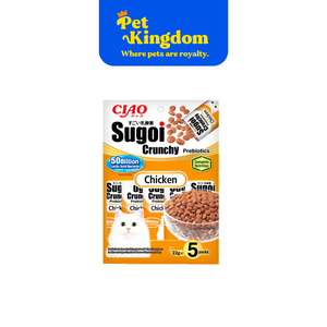 P233 - CIAO SUGOI CRUNCHY CHICKEN FLAVOR PLUS PREBIOTICS 22GX5