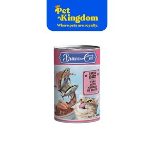 BRAVOCAT ADULT CAT FOOD TUNA WITH CHICKEN IN BROTH 400G