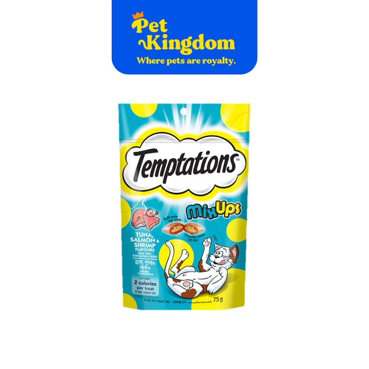 TEMPTATIONS Mix Up Tuna, Salmon and Shrimp Flavor 85g
