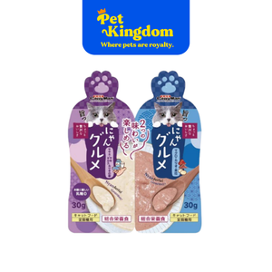 CATTYMAN COMPLETE TWINS POUCH FOR CAT - CHICKEN&GOAT MILK, FISH ROE / TUNA&BONITO, SCALLOP 30GX2