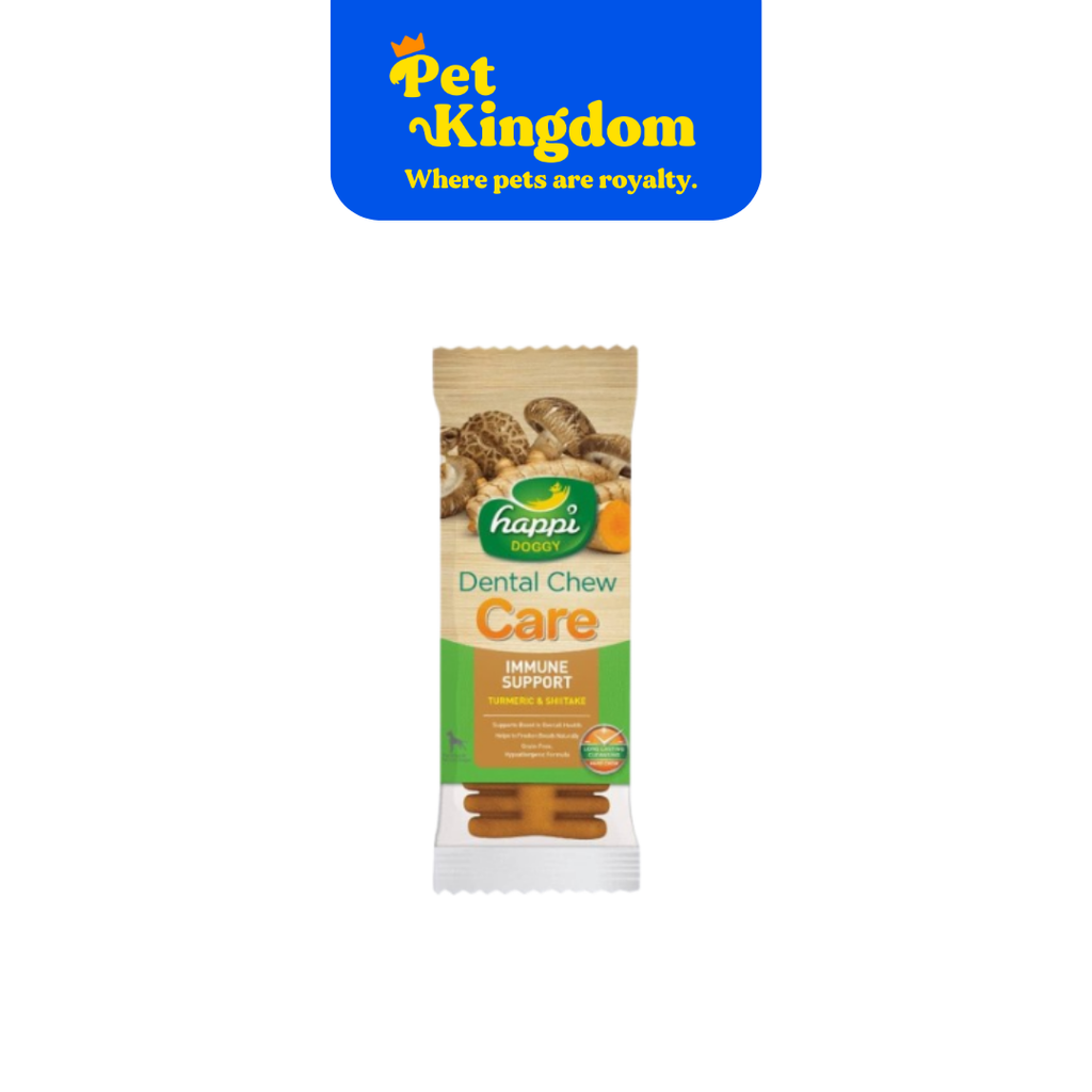HAPPI SKIPPI DENTAL CHEW TURMERIC AND SHITAKE 30G