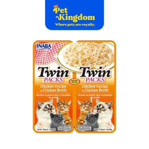 USA802B - INABA TWIN PACKS CHICKEN RECIPE IN CHICKEN BROTH 40GX2