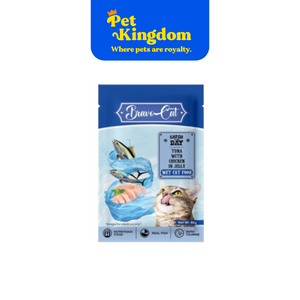 BRAVOCAT TUNA WITH CHICKEN IN JELLY 80G