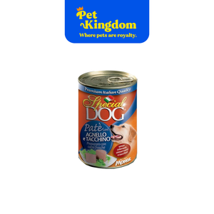 SPECIAL DOG PATE WITH LAMB & TURKEY 400G. (24CANS/CASE)