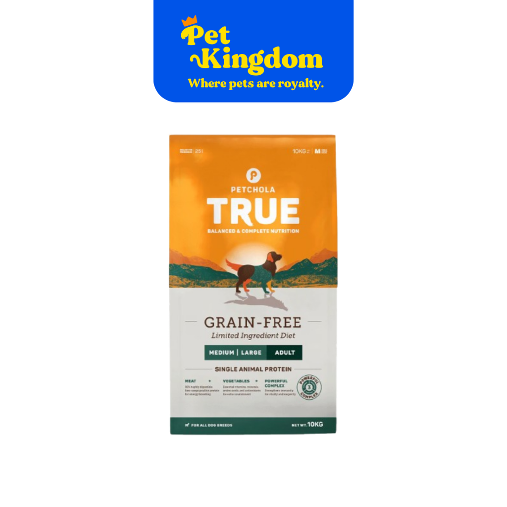 PETCHOLA TRUE GRAIN-FREE ADULT MEDIUM-LARGE 3KG