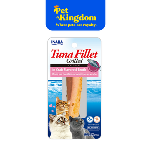 USA504A - INABA GRILLED TUNA FILLET IN CRAB FLAVORED BROTH 15G