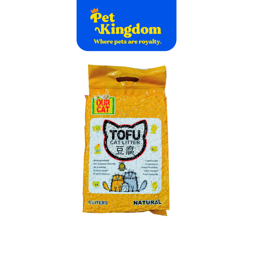 OUR CAT TOFU CAT LITTER NATURAL 6LTR