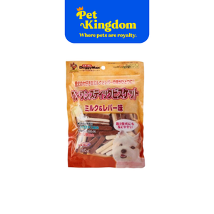 DOGGYMAN STICK BISCUITS MILK & CHICKEN LIVER 180G