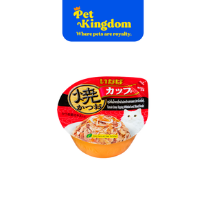 IMC101 - INABA TUNA IN GRAVY TOPPING WHITEBAIT & SLICED BONITO 70G