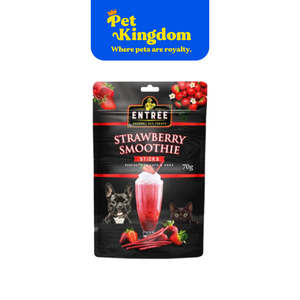 ENTREE GOURMET PET TREATS STRAWBERRY SMOOTHIE STICKS 70G