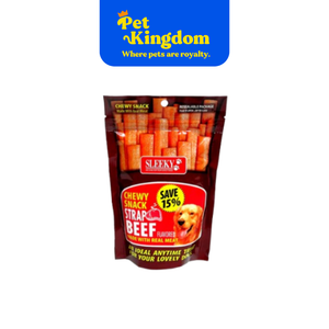SLEEKY - CHEWY TREATS STRAP BEEF (175G)
