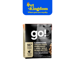 GO SOLUTIONS CARNIVORE SHREDDED LAMB + WB DF 12.5OZ