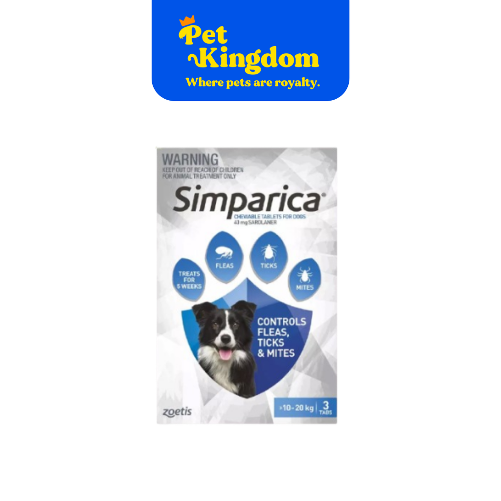 SIMPARICA CHEW 40MG 10.1-20KGS - RX